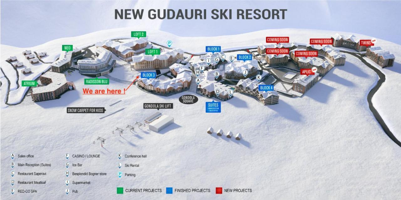 Duplex Apartment In New Gudauri Near Gondola Exteriér fotografie